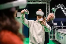 Ensemble de casques de réalité mixte et virtuelle